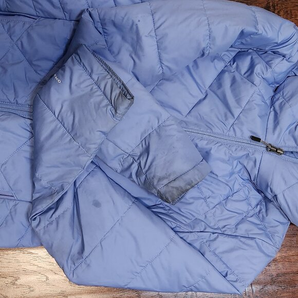 Long padded Columbia hooded coat - Picture 5 of 5